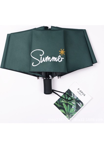 Şemsiye Katlanır Erkek ve Kadın Güneş Kremi Uv Gölge Şemsiye (Yurt Dışından)