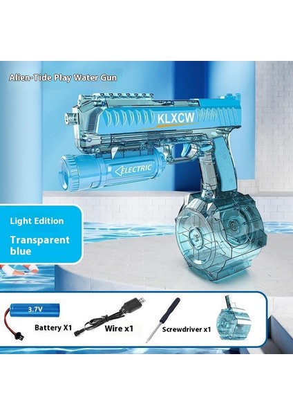 Elektrikli Su Tabancası Büyük Kapasiteli Serin Su Tabancası Çocuk Oyuncakları Göndermek Için Bir Anahtar (Yurt Dışından)