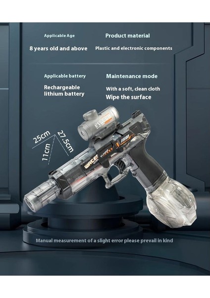 Elektrikli Su Tabancası Büyük Kapasiteli Serin Su Tabancası Çocuk Oyuncakları Göndermek Için Bir Anahtar (Yurt Dışından) fiyatları