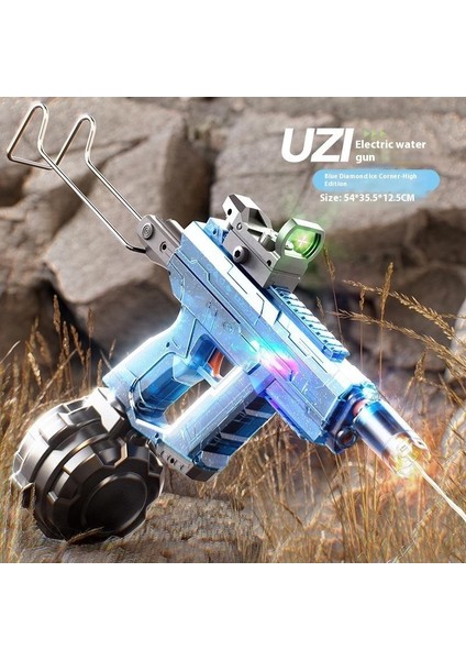 Elektrikli Su Tabancası Büyük Kapasiteli Serin Su Tabancası Çocuk Oyuncakları Göndermek Için Bir Anahtar (Yurt Dışından)