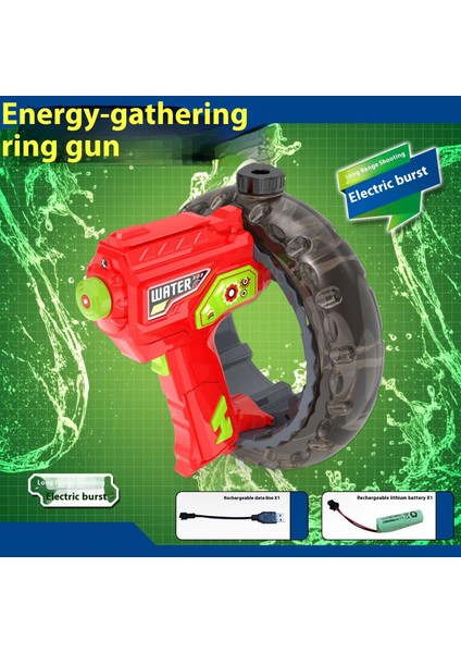 Elektrikli Su Tabancası Büyük Kapasiteli Serin Su Tabancası Çocuk Oyuncakları Göndermek Için Bir Anahtar (Yurt Dışından)