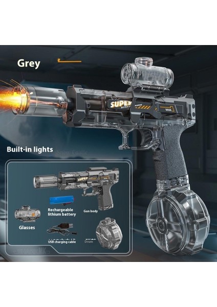 Elektrikli Su Tabancası Büyük Kapasiteli Serin Su Tabancası Çocuk Oyuncakları Göndermek Için Bir Anahtar (Yurt Dışından)