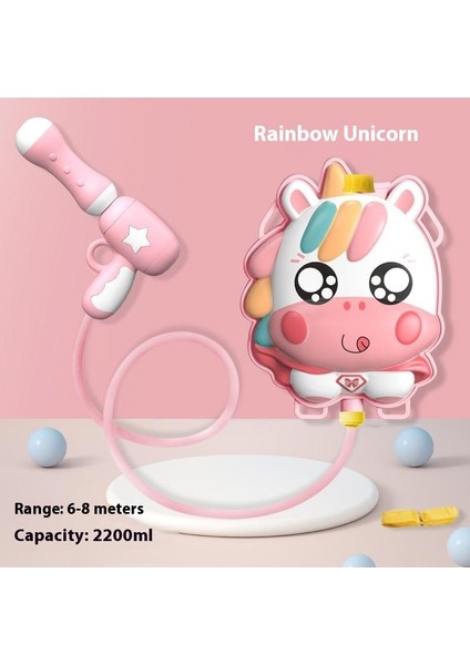 Yeni Büyük Sırt Çantası Su Tabancası Çocuk Oyuncakları Püskürtme Tabancası Pull-Out Yaz Su Oyun Oyuncakları (Yurt Dışından)