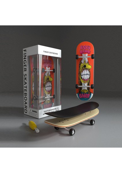Parmak Kaykay Oyuncakları Fingertip Skateboards Profesyonel Sınıf Rulmanlı Çiftli Wakeboard (Yurt Dışından)