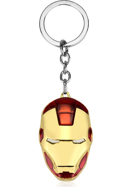 Marvel Maske Demir Adam Anahtarlık Örümcek Adam Çanta Charms Charms (Yurt Dışından)