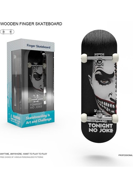 Parmak Kaykay Oyuncakları Fingertip Skateboards Profesyonel Sınıf Rulmanlı Çiftli Wakeboard (Yurt Dışından)