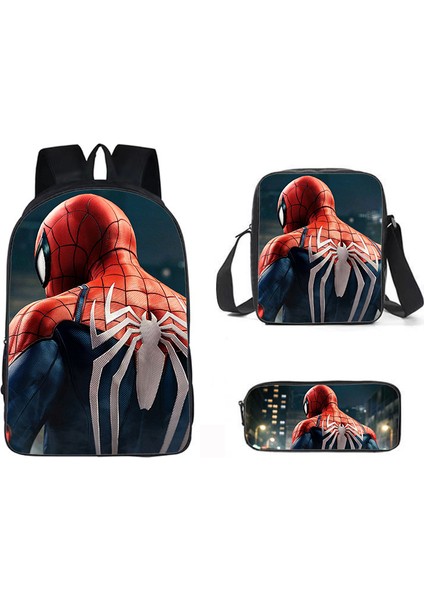Marvel Spider-Man Reunion Çevresel Öğrenci Okul Çantası Omuz Çantası Karikatür Sırt Çantaları (Yurt Dışından)