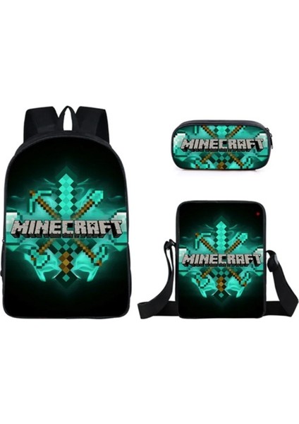 Öğrenci Okul Çantası Benim Dünyam Oyun Çevresi Sırt Çantası 3 Parça Set (Yurt Dışından)