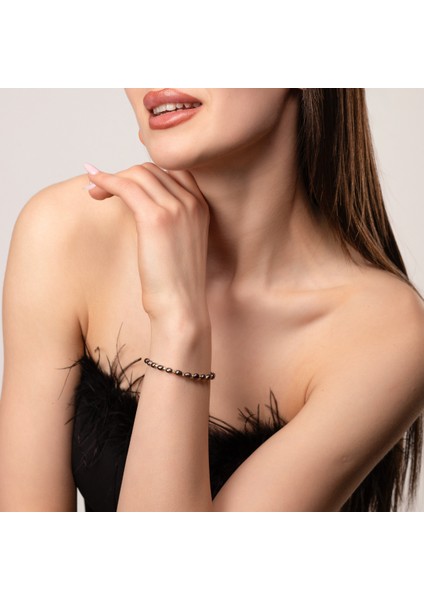 Siyah İnci Doğal Taş Bileklik fiyatları