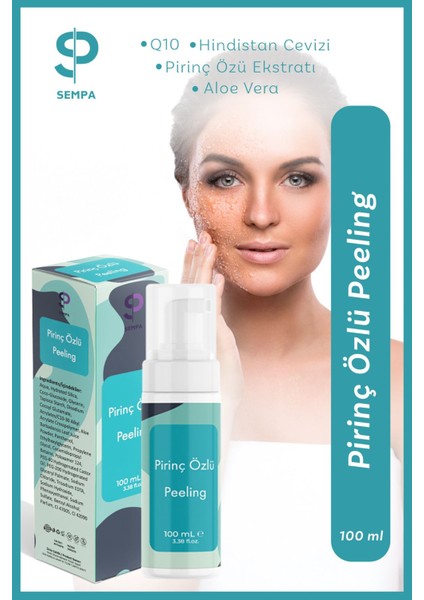 Pirinç Özlü Peeling 100 ml - Yüz ve Vücut Peelingi