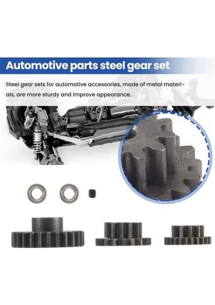 Wpl D12 1/10 Rc Araba Yükseltme Parçaları Aksesuarları Için D Eksenli Şanzımanlı Metal Şanzıman Dişlisi Çelik Dişli Seti (Yurt Dışından) indirimleri