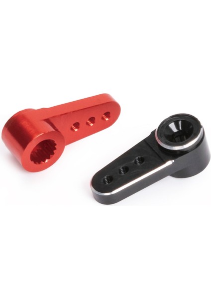 2 Adet Metal 15T Servo Kol Servo Kornası Emax ES08MA Iı Servoya Uygun Eksenel SCX24 1/24 Rc Paletli Araba Parçaları, Kırmızı + Siyah (Yurt Dışından) fiyatları