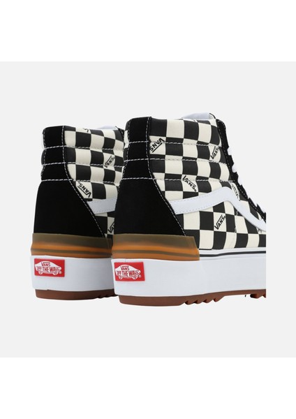 Checkerboard SK8 High Stacked Kadın Spor Ayakkabı