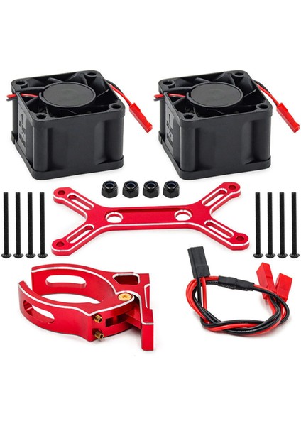Rc Araba Yükseltme Çift Soğutma Fanı 4985 1717 Motor Isı Emici Kiti 1/5 Traxxas X-Maxx 6s 8s Arrma Kraton Outcast,b (Yurt Dışından)