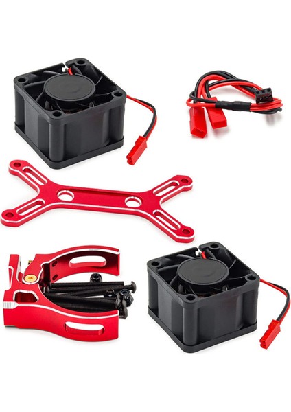 Rc Araba Yükseltme Çift Soğutma Fanı 4985 1717 Motor Isı Emici Kiti 1/5 Traxxas X-Maxx 6s 8s Arrma Kraton Outcast,b (Yurt Dışından)