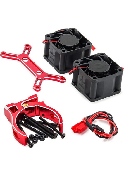 Rc Araba Yükseltme Çift Soğutma Fanı 4985 1717 Motor Isı Emici Kiti 1/5 Traxxas X-Maxx 6s 8s Arrma Kraton Outcast,b (Yurt Dışından)