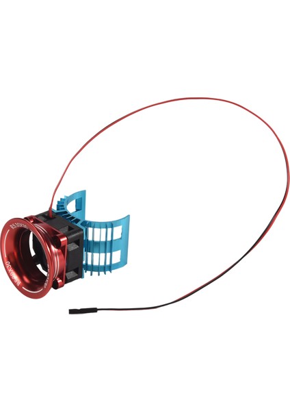 Motor Isı Emici Kapağı + Wltoys A959-B 144001 124019 Hsp 1/8 1/10 Rc Araba 540 550 3650 Boyut Motor Isı Emici Için Soğutma Fanı (Yurt Dışından)