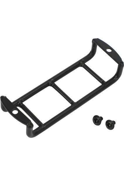 Siyah Metal Düz Merdiven Merdiven Korkuluk Merdivenleri 1/10 Rc Paletli Araba Trx4 Eksenel SCX10 90046 Rc 4WD Aksesuarı (Yurt Dışından)