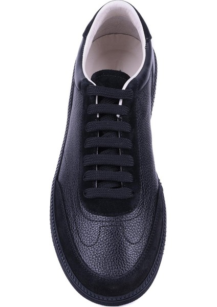 - Siyah Renk Hakiki Deri Bağcıklı Erkek Günlük Ayakkabı 666-1098 indirimleri