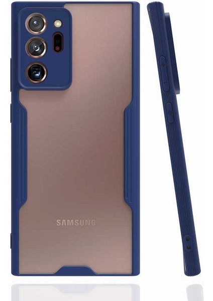 Samsung Galaxy Note 20 Ultra Kılıf Esnek Yumuşak Renkli Silikon Kamera Korumalı Kapak Parf
