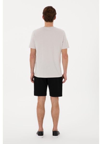 Erkek Siyah Şort (Örme) 50305933-VR046 fırsatları