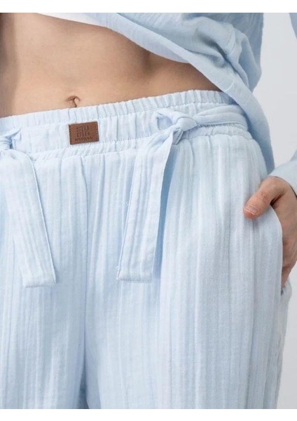 Kız Çocuk Oversize Müslin Gömlek Pantolon Takım fırsatları