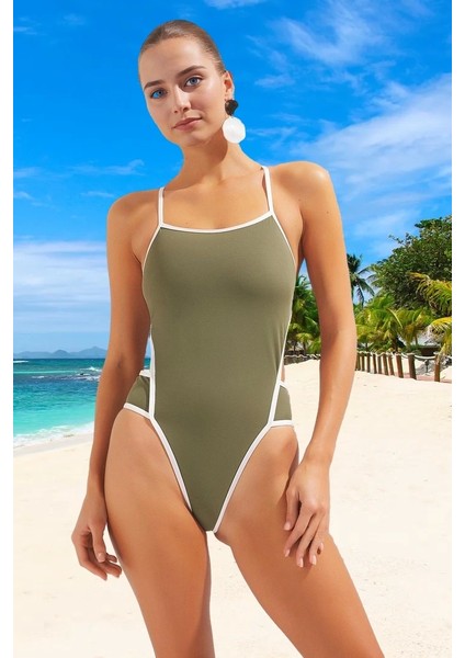 Modern Halter Mayo Yüzme Kıyafeti Havuz Mayosu Yüksek Konfor Klora Dayanıklı Uv Korumalı modelleri