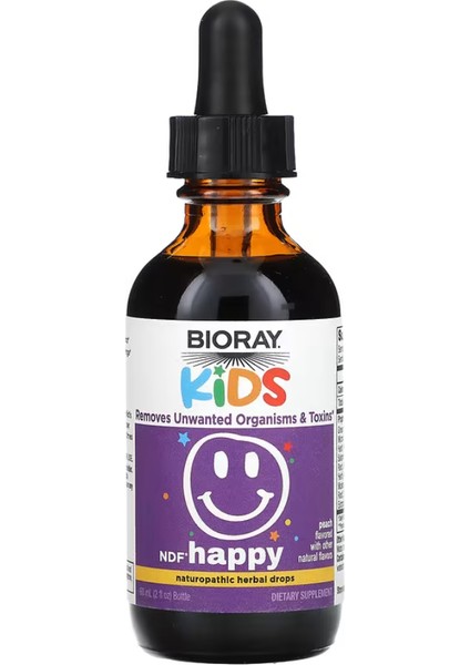 Kids, Ndf Happy, Peach, 2 Fl Oz 60 ml