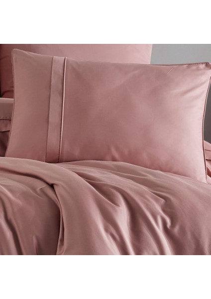 Plain - Pudra Çift Kişilik 300TC Saten Nevresim Takımı fiyatları