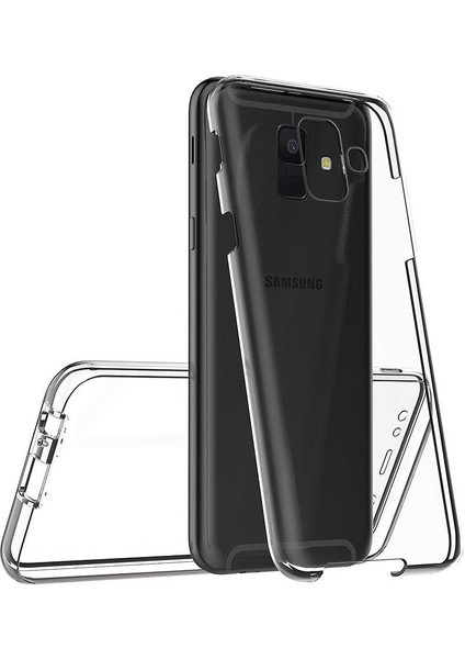 Samsung Galaxy J6 Uyumlu Ön Arka 360 Tam Koruma Şeffaf Soft Silikon Kılıf fırsatları