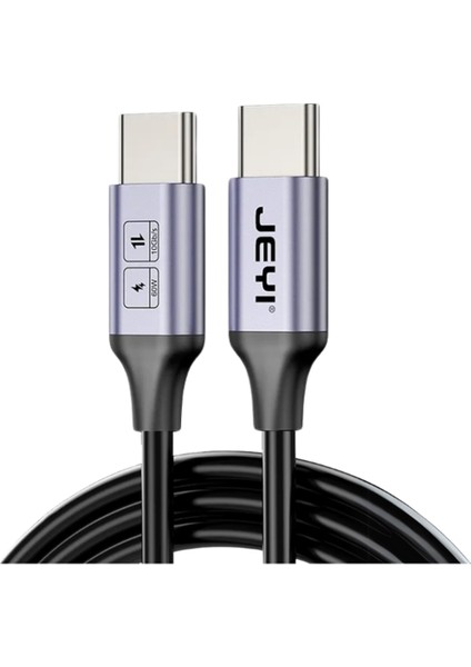 50cm Type-C to Type-C USB 3.1 Gen2 10G 60W/3A Veri Şarj Kablosu