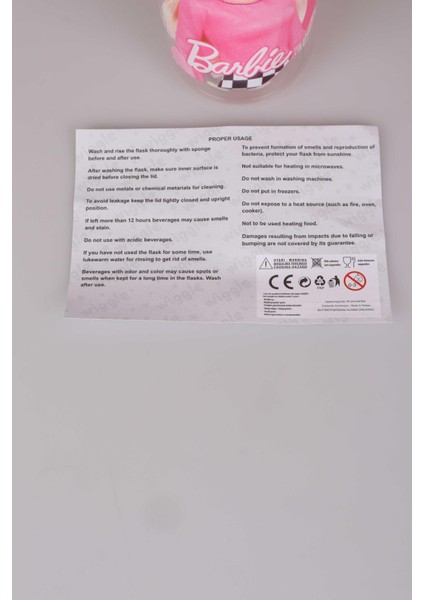 Yeni Sezon Lisanslı Barbıe Trıtan Matara 500 ml