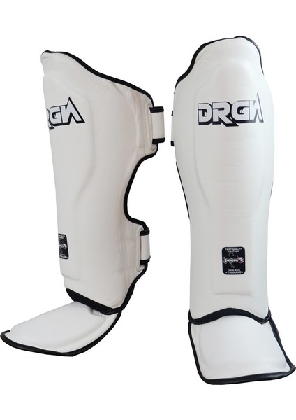 DRGN-T51 Hakiki Deri Kaval Koruyucu Beyaz Profesyonel Kick Boks Kaval Koruyucu fiyatları