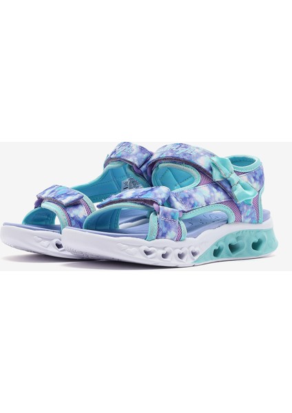Flutter Hearts Sandal-Blurry Love Büyük Kız Çocuk Lavanta Işıklı Sandalet 303110L Lvaq fırsatları