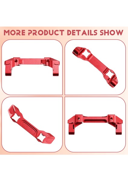 Alüminyum Alaşımlı Trx-4 Ön Çamurluk Taban Tampon Kirişi Traxxas Trx-4 1/10 Rc Paletli Trx4 Rc Araba Yükseltme Parçaları Kırmızı (Yurt Dışından) indirimleri