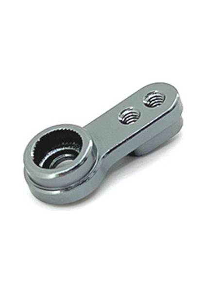 Metal Servo Kol Servo Korna Fms FCX24 1/24 Rc Paletli Araba Yükseltme Parçaları Yedek Aksesuarları, Titanyum Rengi (Yurt Dışından)