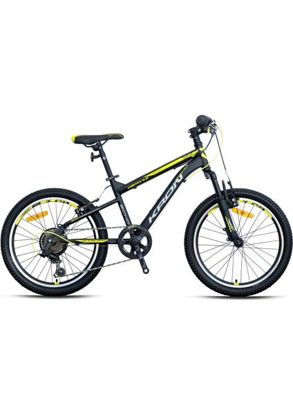 Vortex 4.0 - 20 Mtb - 11' - 7 Vites - V.b. - Mat Siyah-Gri/neon Sarı
