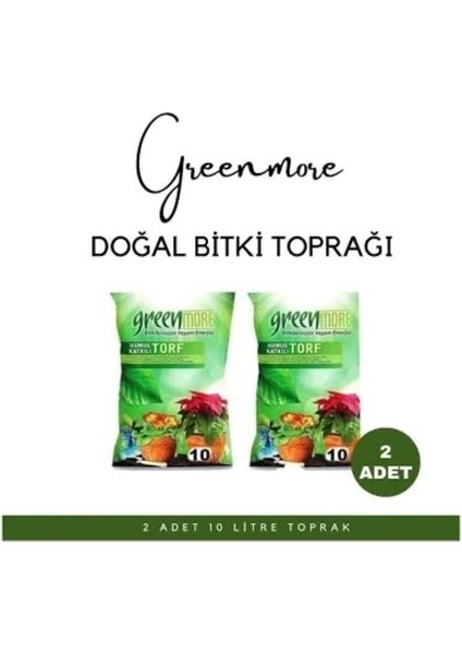 Doğal Bitki Toprağı Humus Katkılı Torf 40 Lt