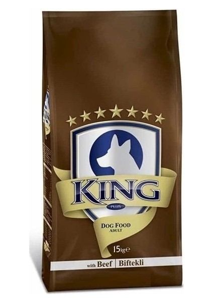 King Biftekli Yetişkin Köpek Maması 15 kg