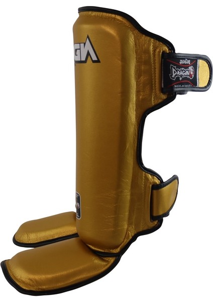 DRGN-T52 Hakiki Deri Kaval Koruyucu Gold Kick Boks Kaval Koruyucu modelleri