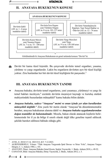 Anayasa Hukuku 6. Baskı