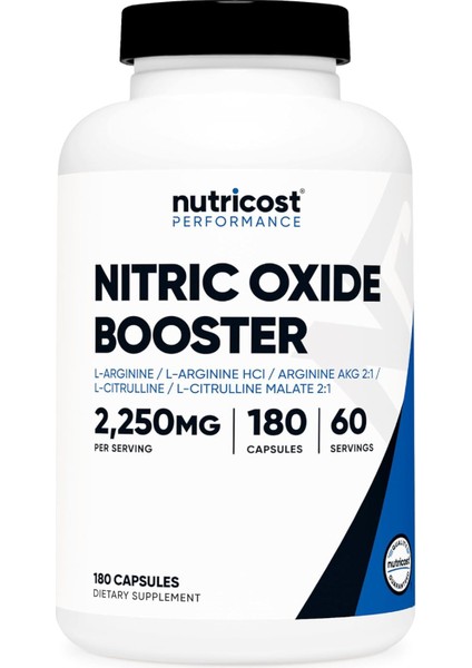 Performance, Nitric Oxide Booster, 180 Capsules