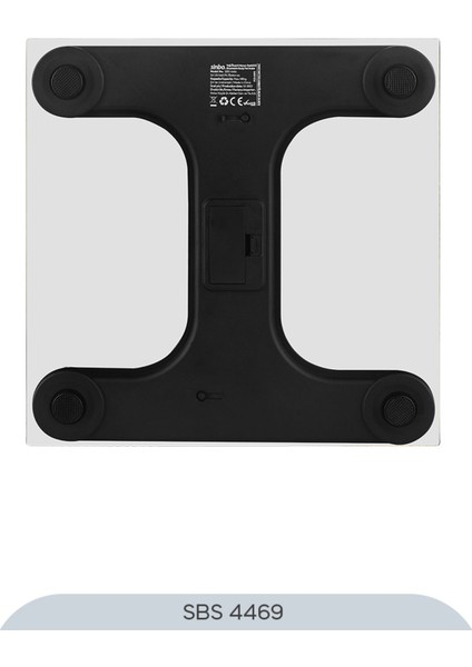 SBS-4469 Bluetooth Dijital Yağ Su Kas Vücut Kitle Endeksi Kilo Ölçer Tartı Baskül