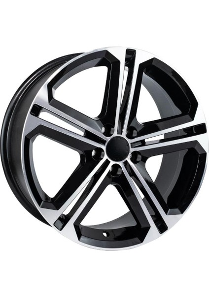 -W7614-06 6.5X16" -5X112 ET35 57.1 Deep Black Diamond Gloss Jant (4 Adet)