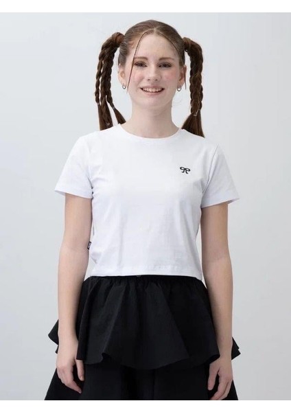 Kız Çocuk Pamuklu Fiyonk Işlemeli Tshirt fiyatları