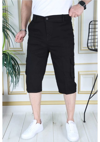 Erkek Kargo Cepli Şort Kapri Yeni Sezon