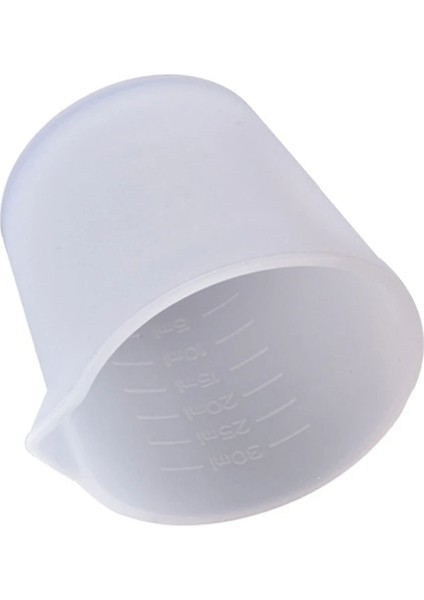 Epoksi Reçine Silikon Beaker Döküm Karıştırma Kabı Uçlu 50 ml