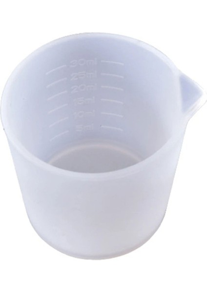 Epoksi Reçine Silikon Beaker Döküm Karıştırma Kabı Uçlu 50 ml