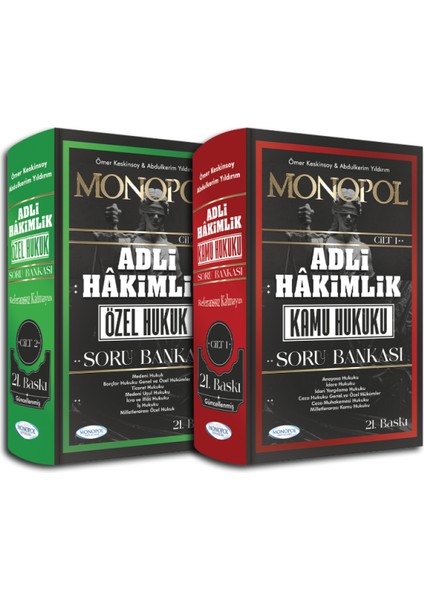 Adli Hakimlik Kamu Hukuku-Özel Hukuk Soru Bankası 21.baskı