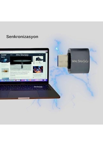 Type-C Dönüştürücü USB 3.0 Thunderbolt 3 Dönüştürücü Hafif Cep Tipi